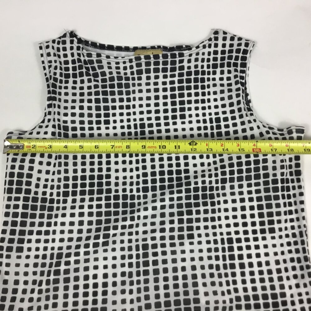 (PO) CDW, Wht & Blk sleeveless Top - Picture 6 of 11